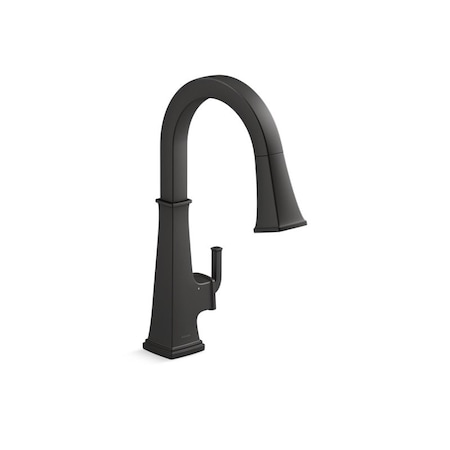 Kohler Riff Touchless Pull-Down Kitchen Sink Faucet With Kohler Konnect 23832-WB-BL